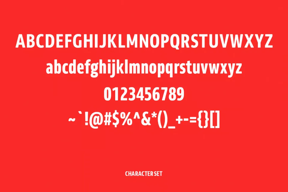 Bold Condensed Display Font