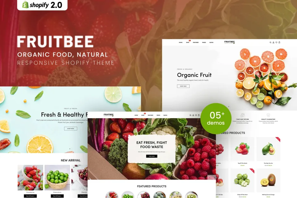 Organic Food & Grocery Shopify Theme