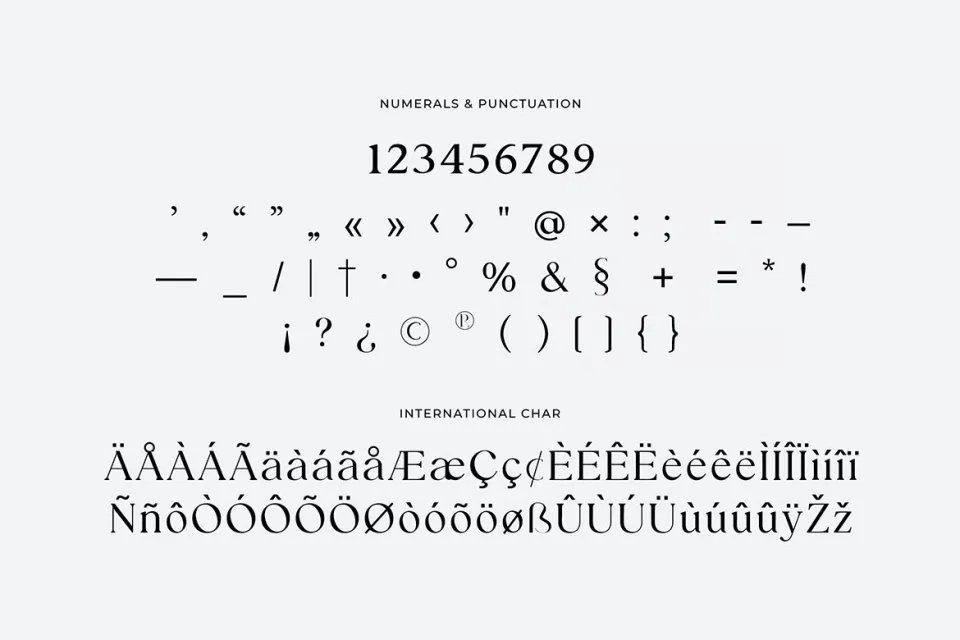 Editorial Today thin serif font featuring delicate letterforms for refined design projects