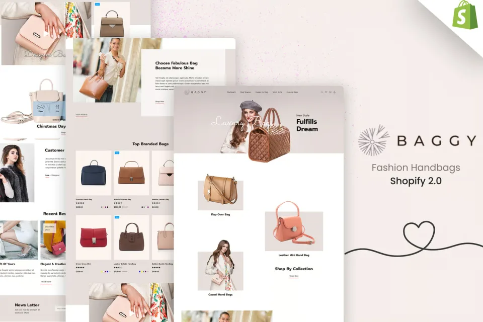 Fashion & Handbag Store Shopify Theme