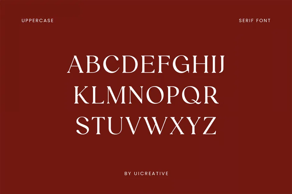 Editorial Today regular serif font showcasing classic letterforms with a contemporary look