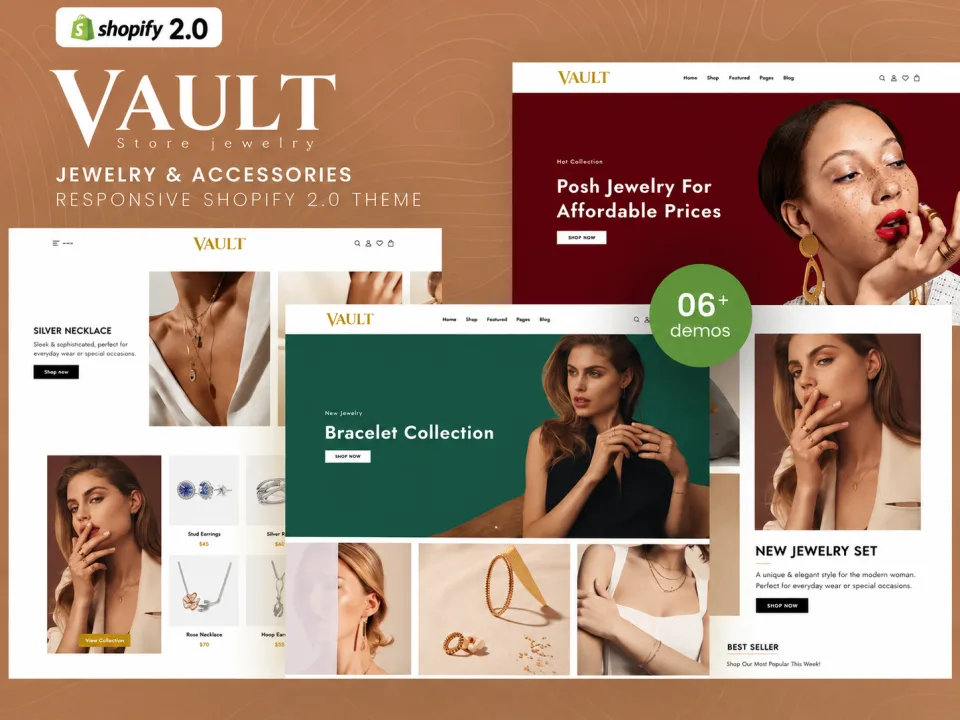 Jewelry & Accessories Shopify 2.0 Theme