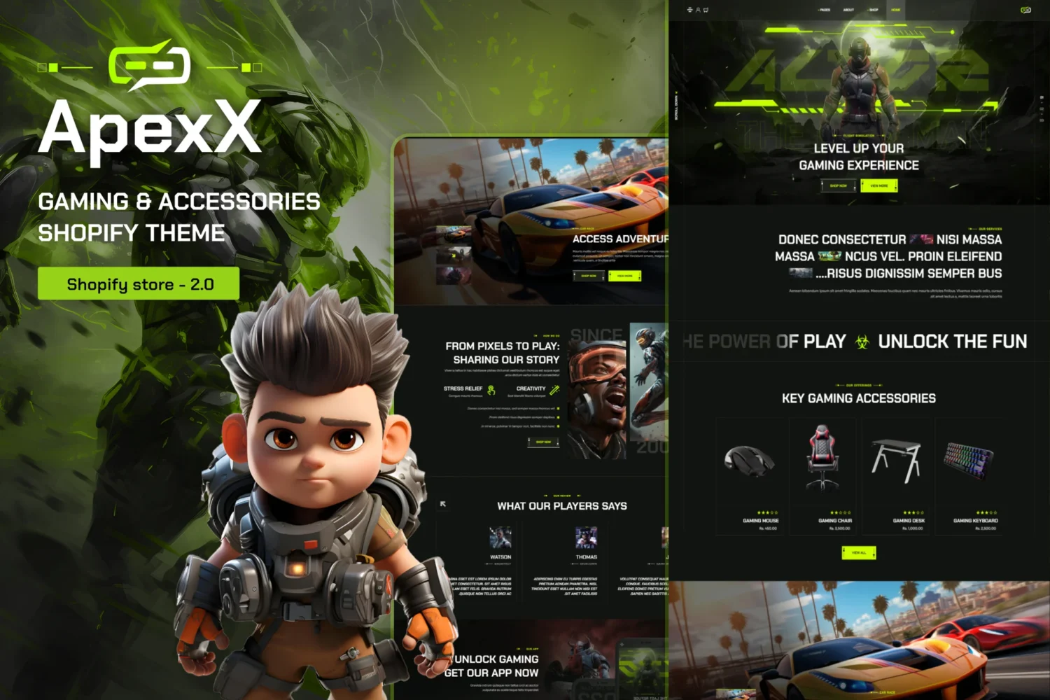 Gaming Store Shopify Theme