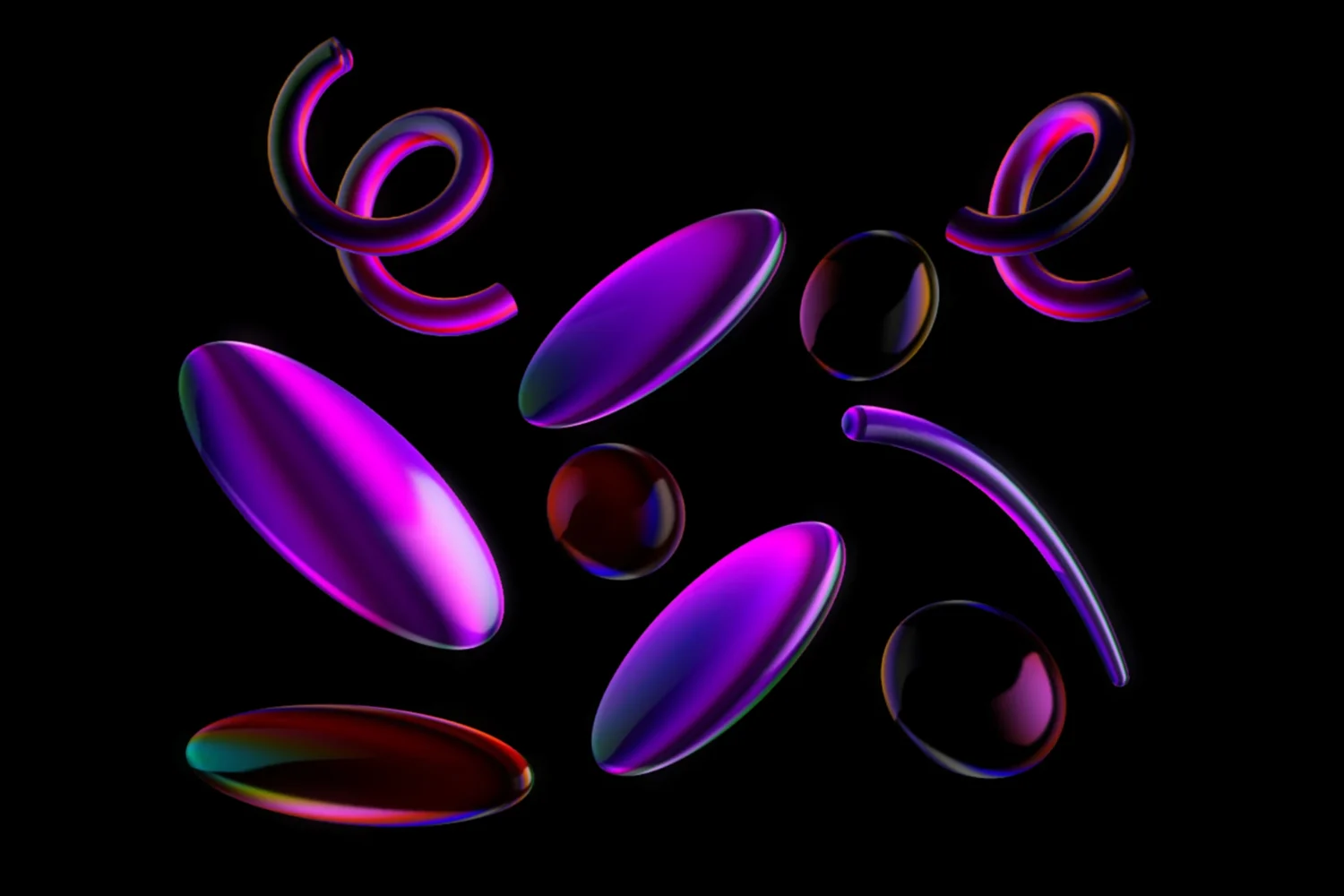 Chromatic Spheres and Spirals