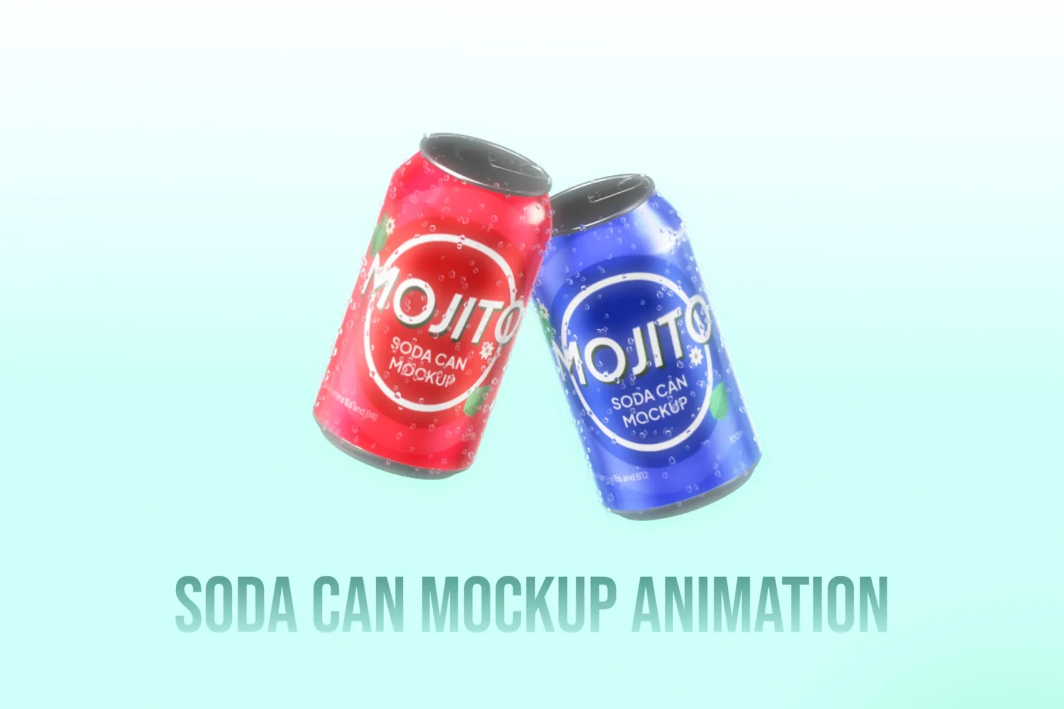 Soda Can Mockup Animation