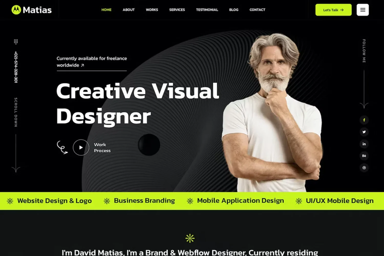 Personal Portfolio React Template