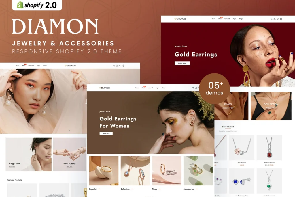 Jewelry & Accessories Shopify 2.0 Theme