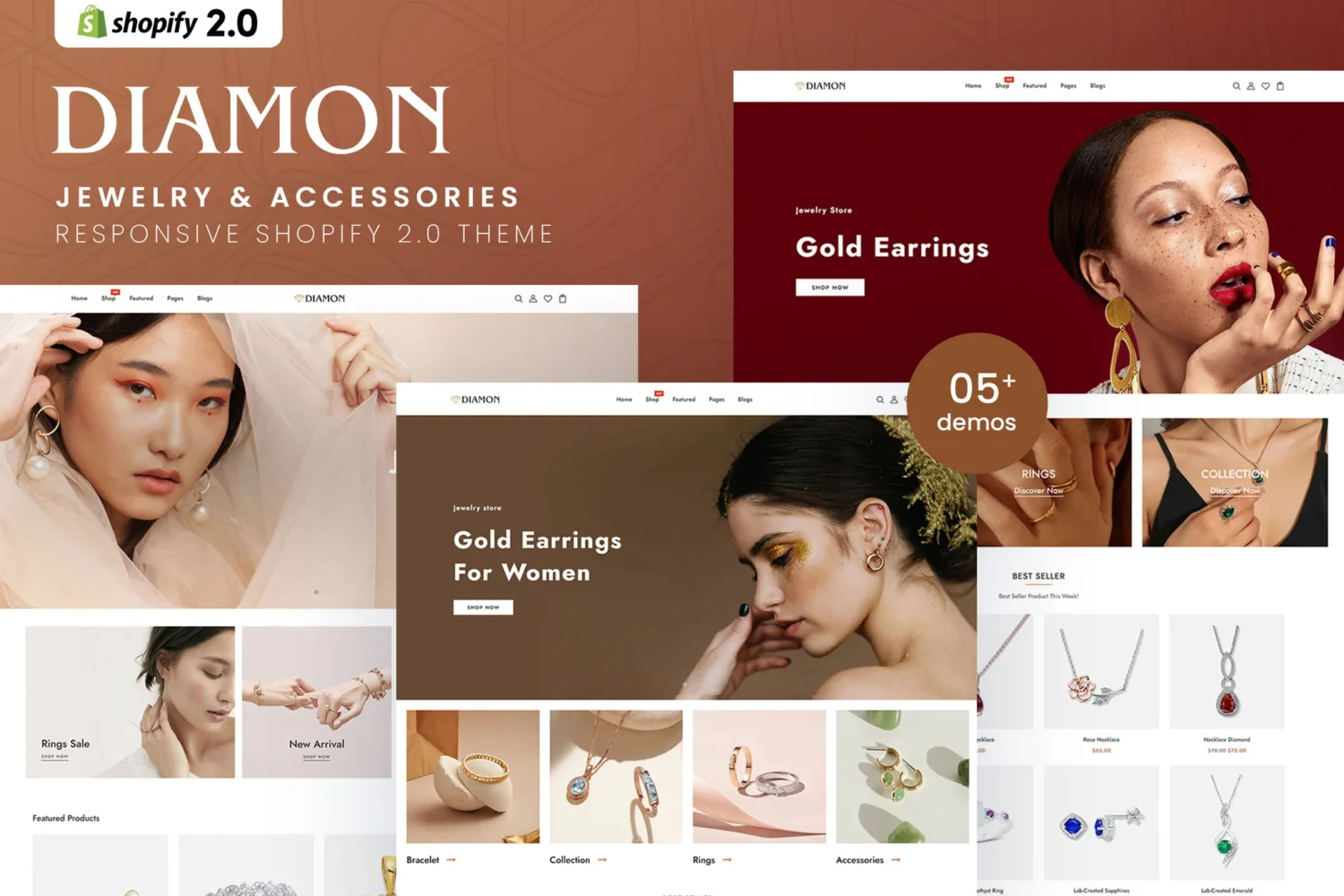 Jewelry & Accessories Shopify 2.0 Theme