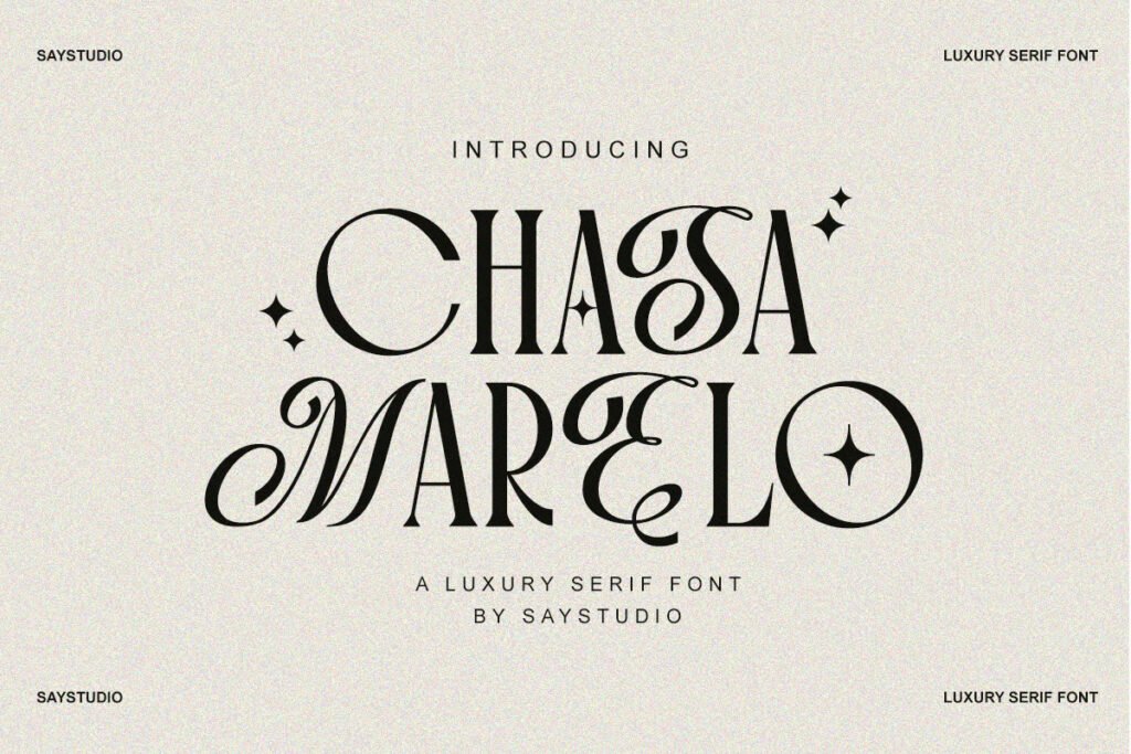 Chasa Marelo font