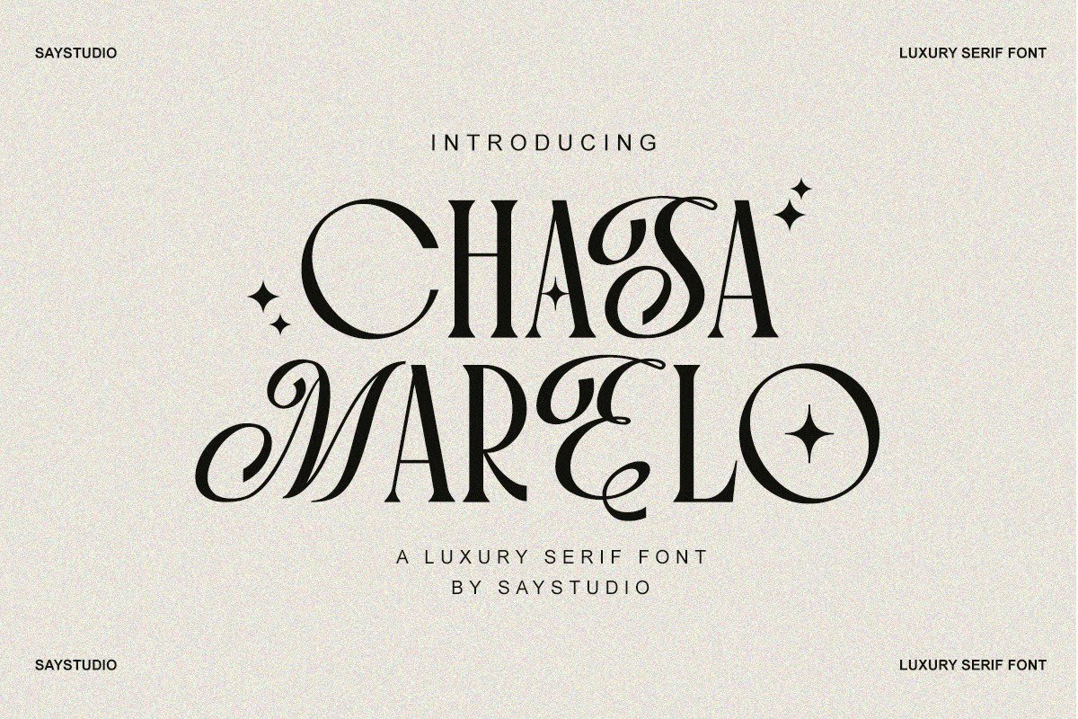 Chasa Marelo font