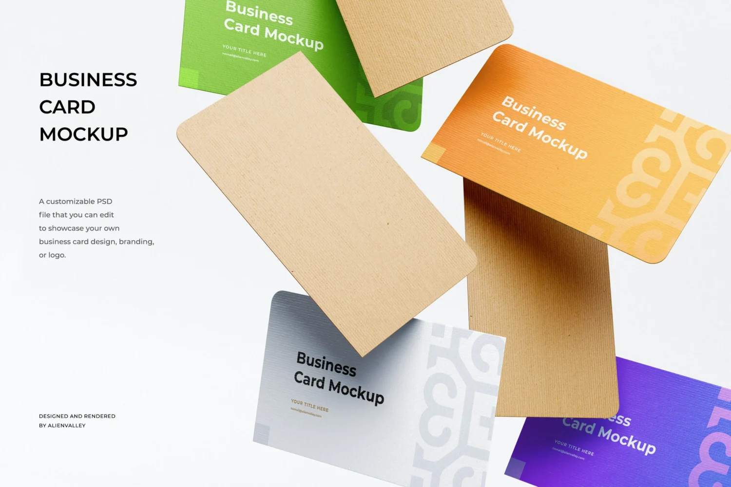 Business Card Mockup Customizable