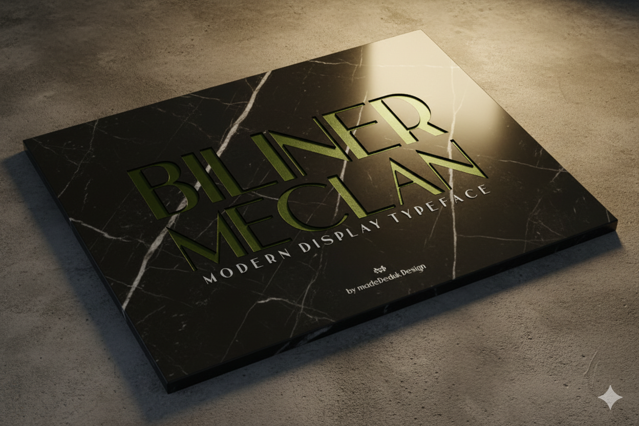 Biliner Meclan – Minimalist Sans Font | Clean Branding, Multilingual Support & Web Font