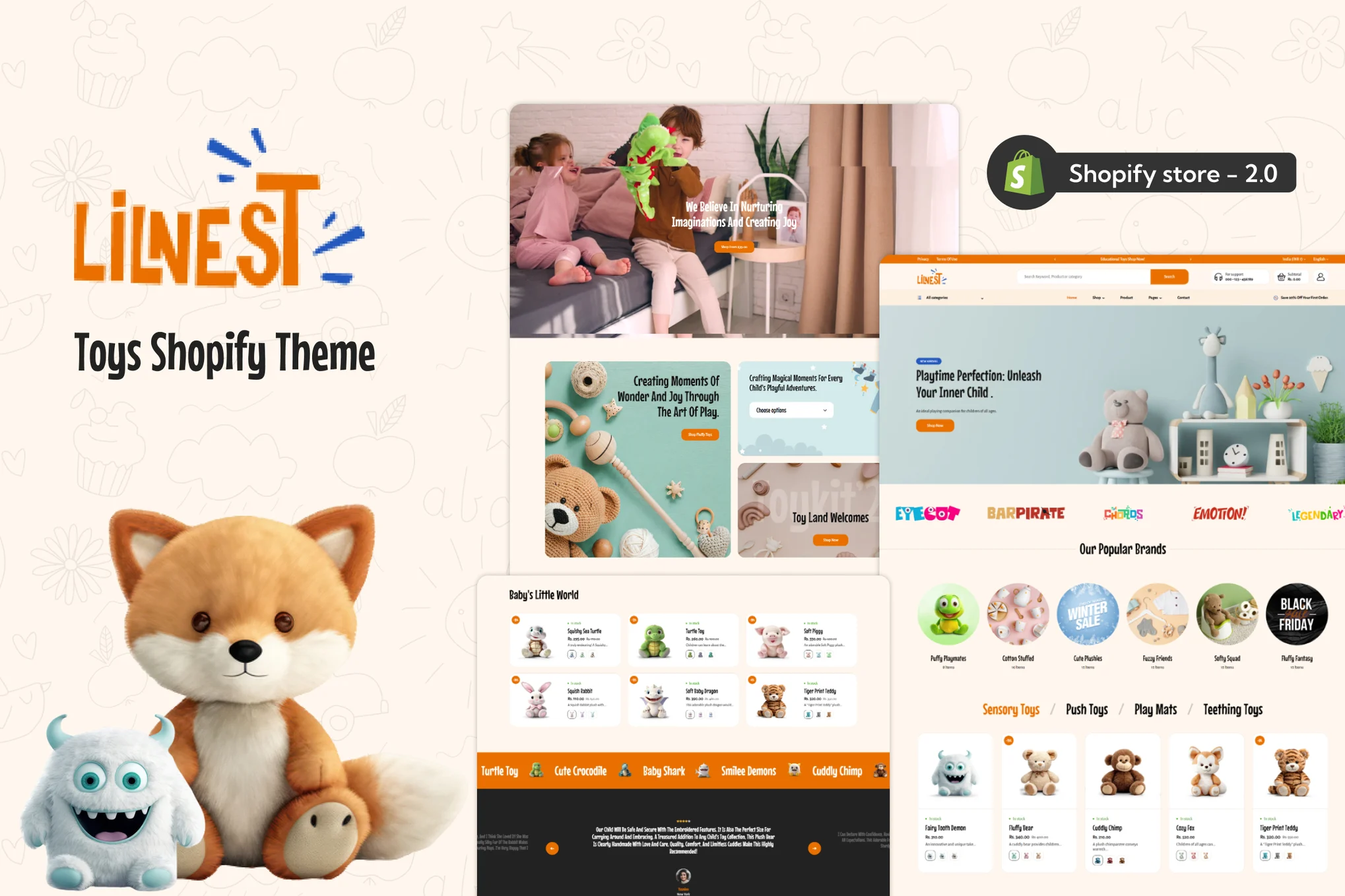 Kids Toys eCommerce Shopify Theme