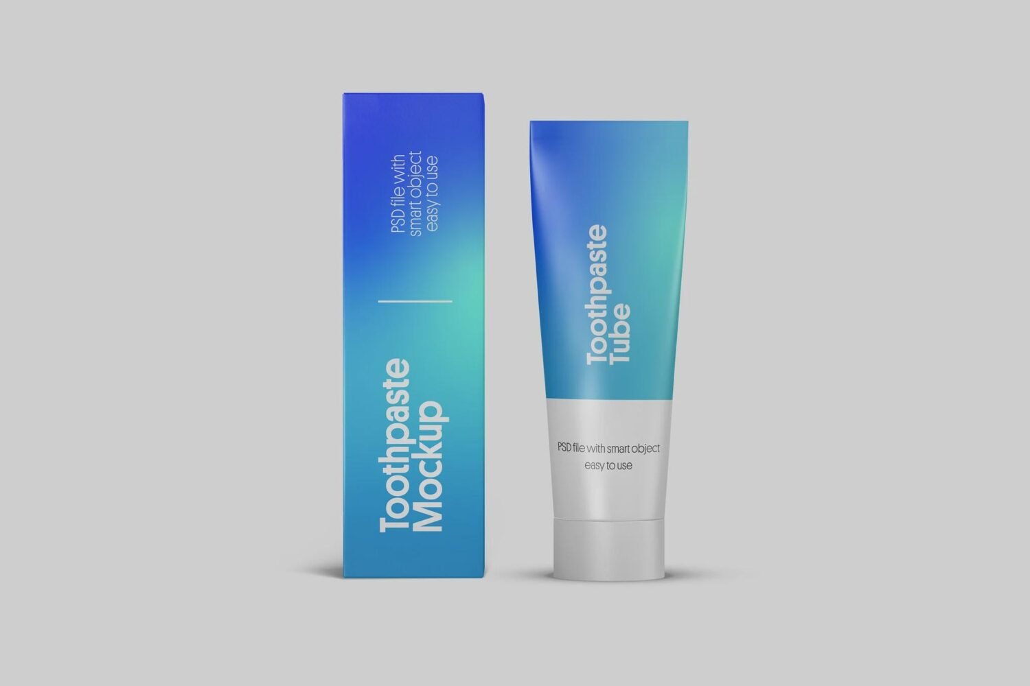 Toothpaste Tube Mockup PSD